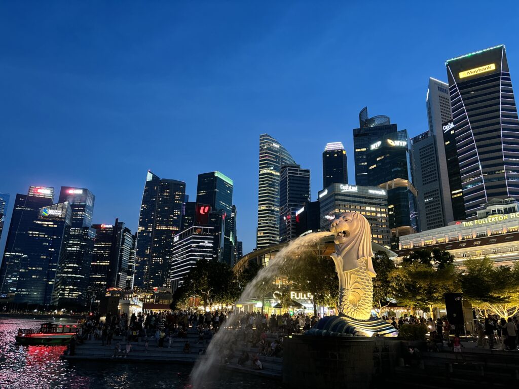 マーライオン公園の景色