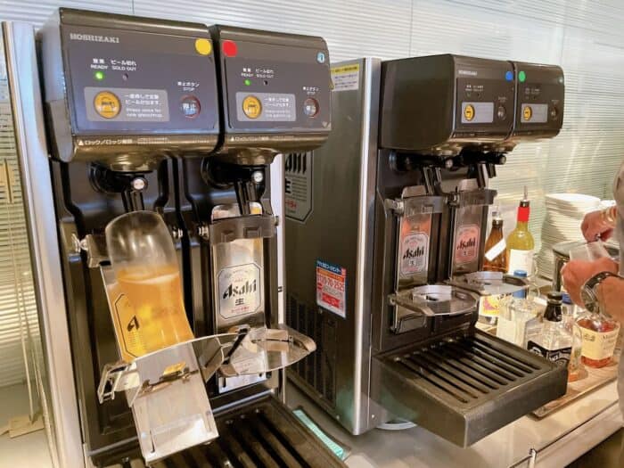 アサヒスーパードライのビールサーバー