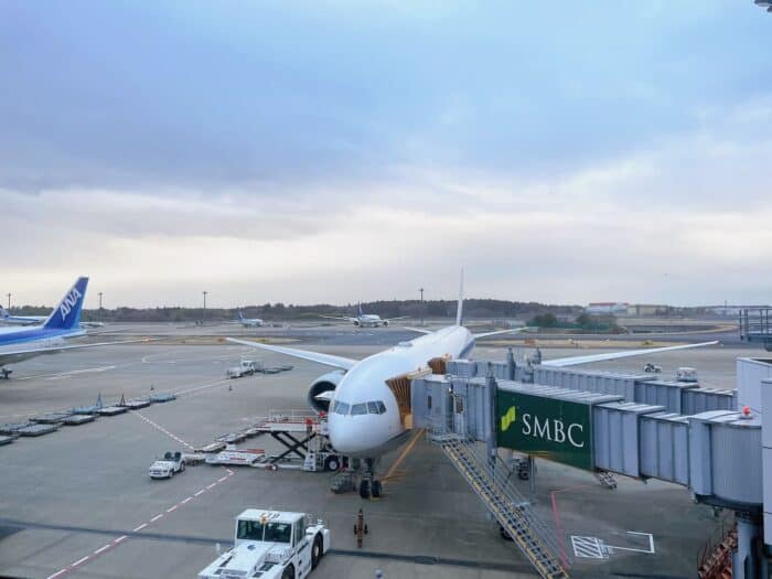 窓側の座席からの眺望