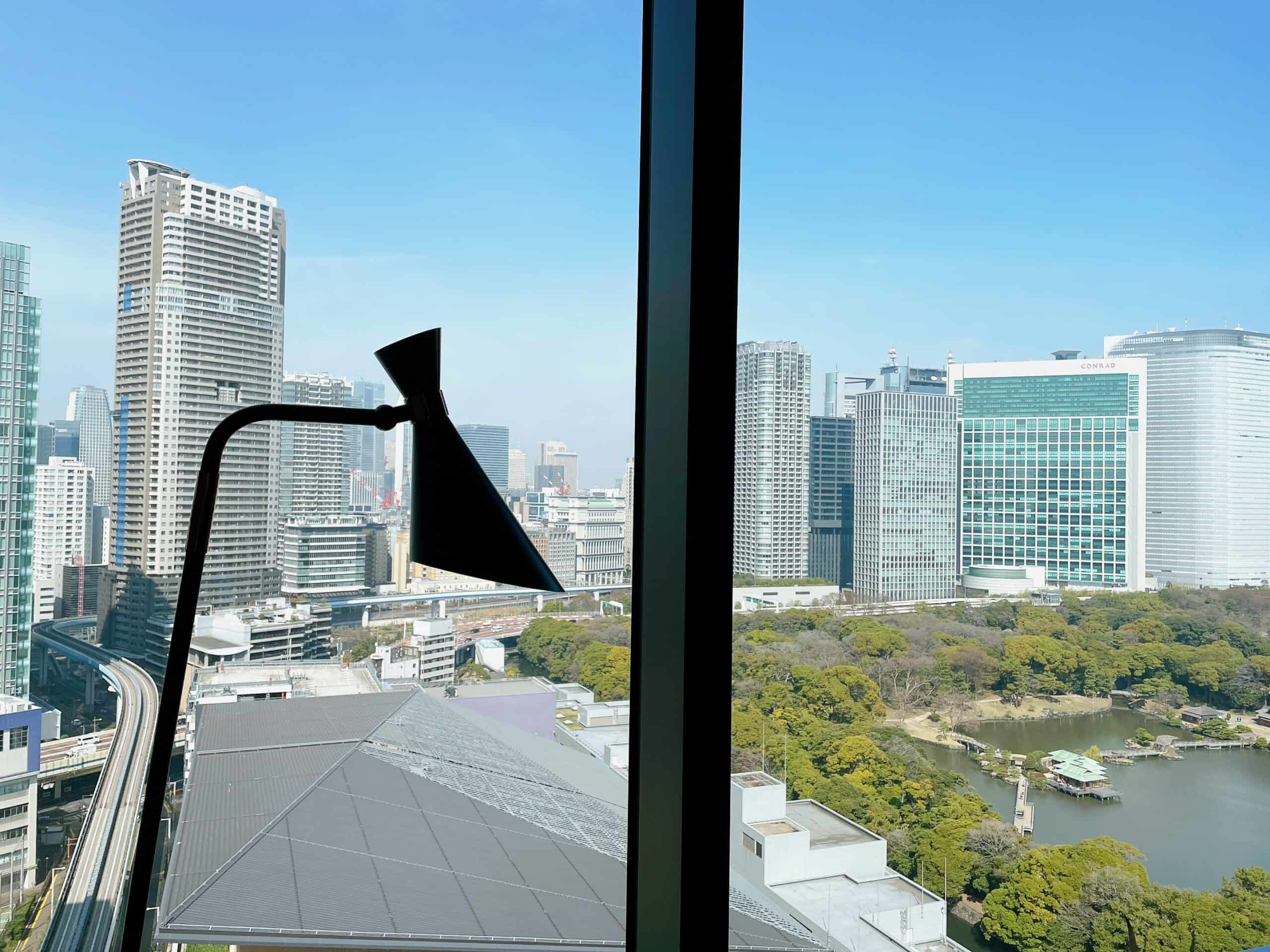 メズム東京のシェフズシアターから眺められる眺望