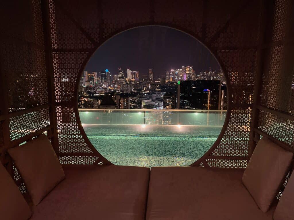 プールエリアにある映えスポット