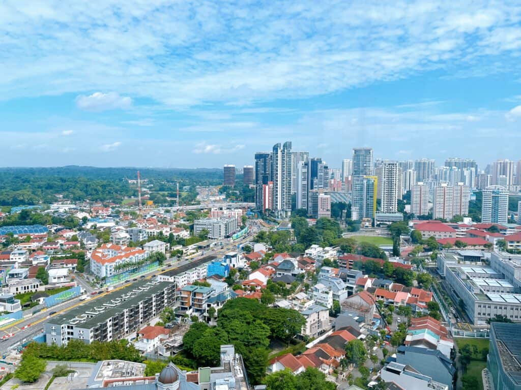 コートヤードマリオットシンガポールノベナからの眺望