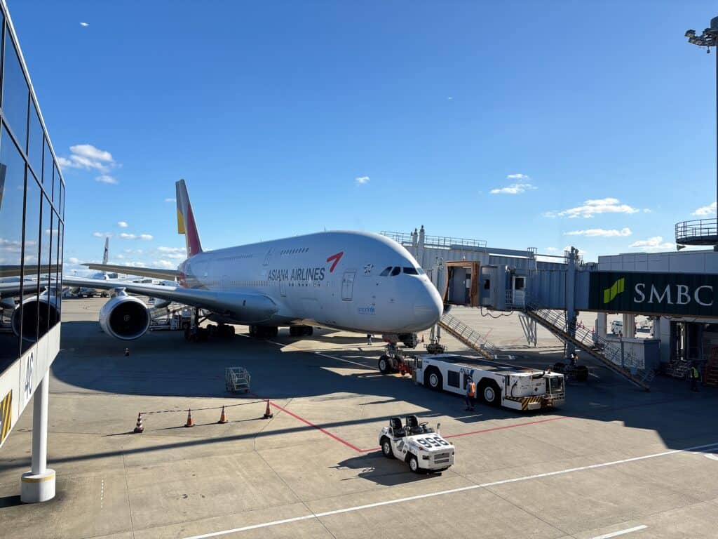 アシアナ航空A380の全体