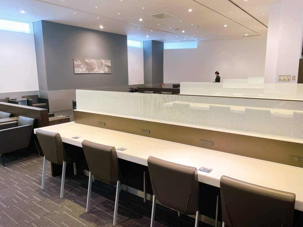 ANAラウンジのリラックススペース