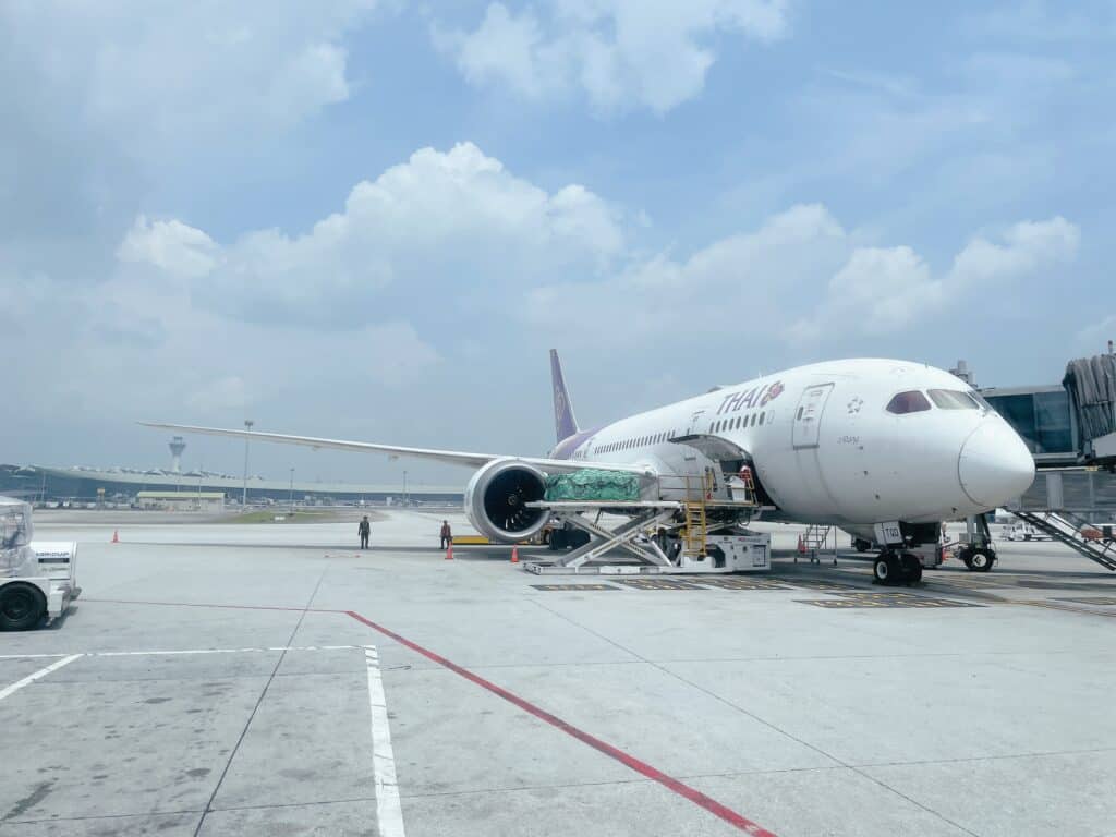 タイ航空b787の機材