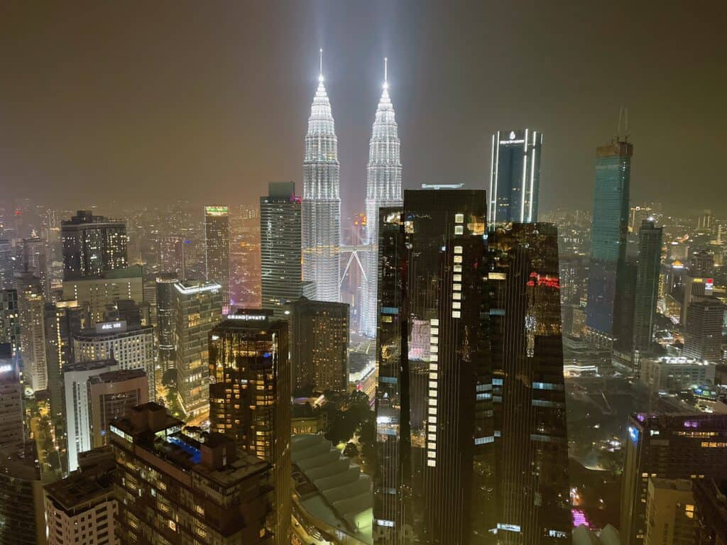 KLCC地区の眺望