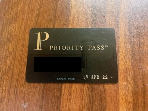 プライオリティパスの券面