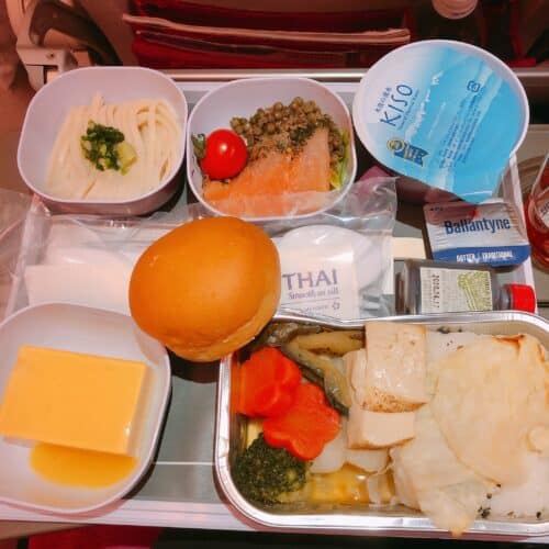 成田→バンコク路線の魚料理