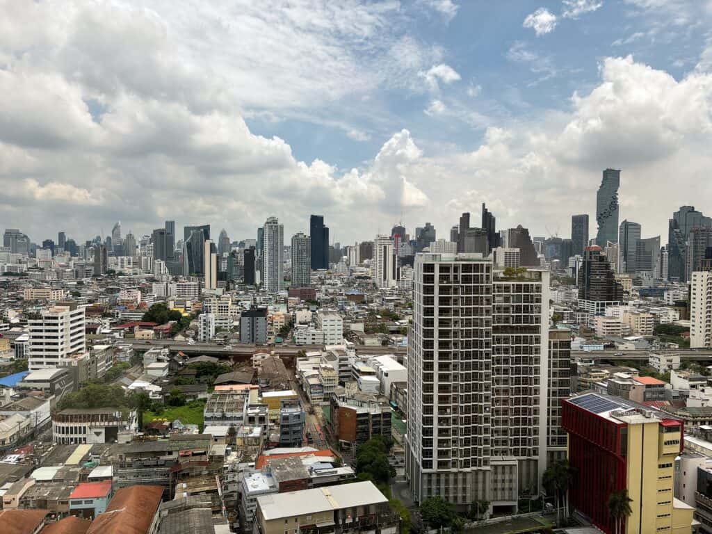 Trip.comで予約したホテルからの眺望