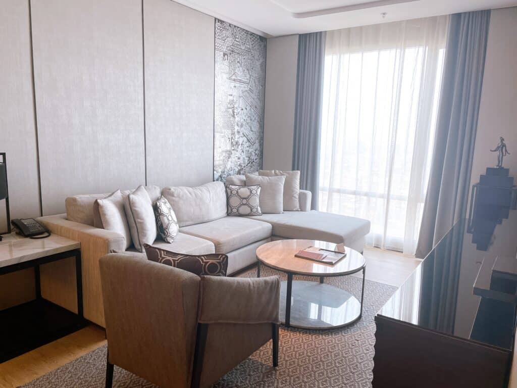 ワンベッドスイートルームのリビングルーム