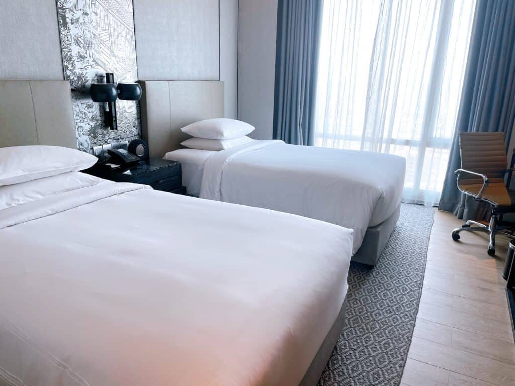 反対側の部屋にあったツインルーム