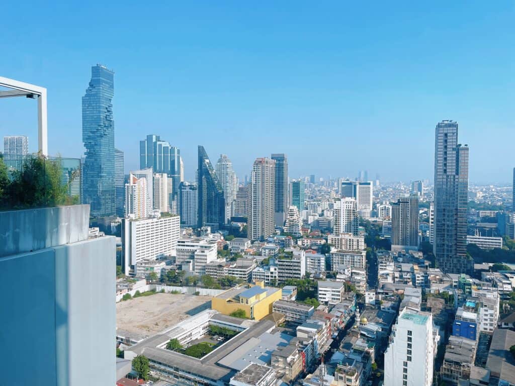 ホテルからの眺望