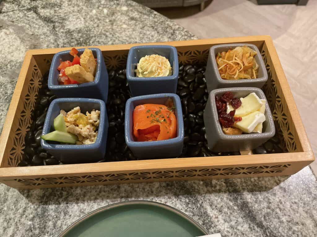 6種類のカナッペ