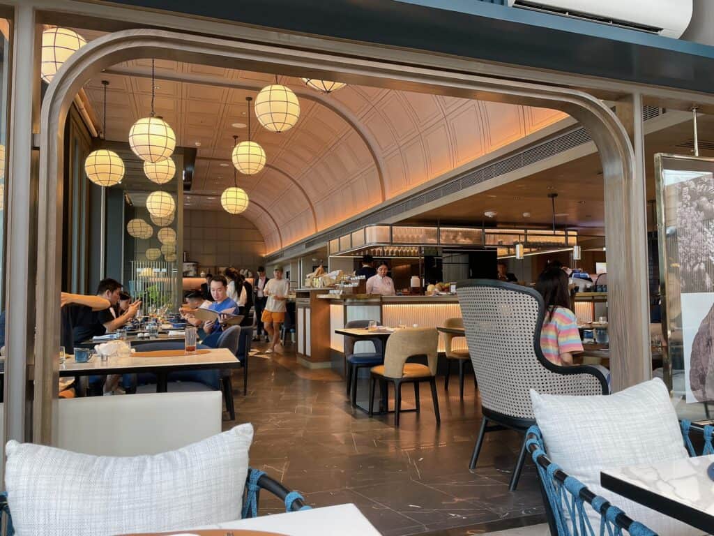 レストラン全体の様子