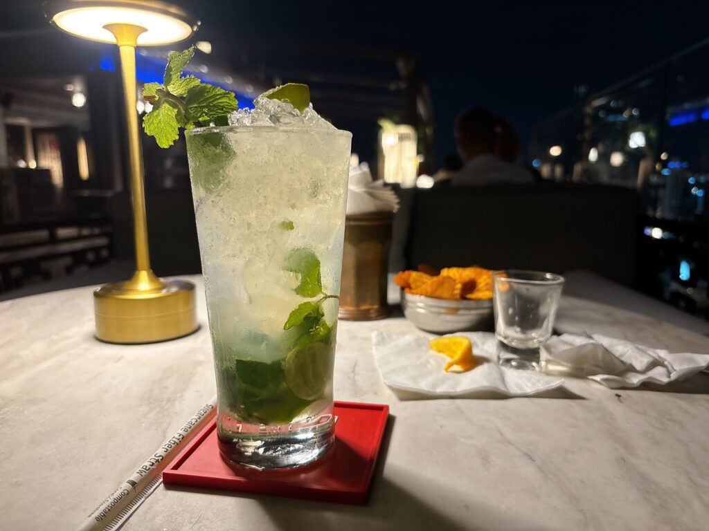 バンコクマリオットスリウォンのモヒート