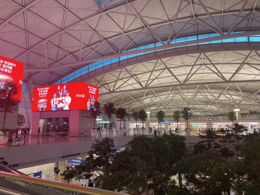 仁川空港出発ゲート