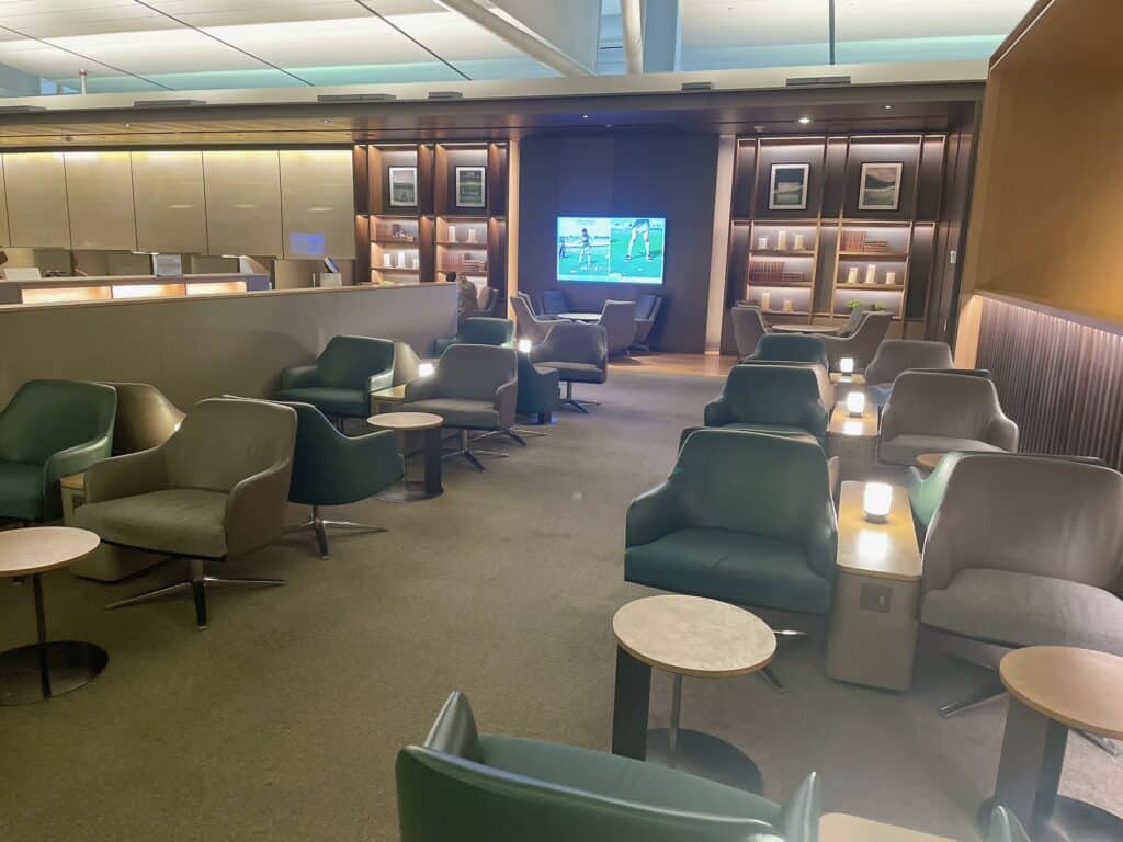 アシアナビジネスクラスラウンジセントラルのソファー席