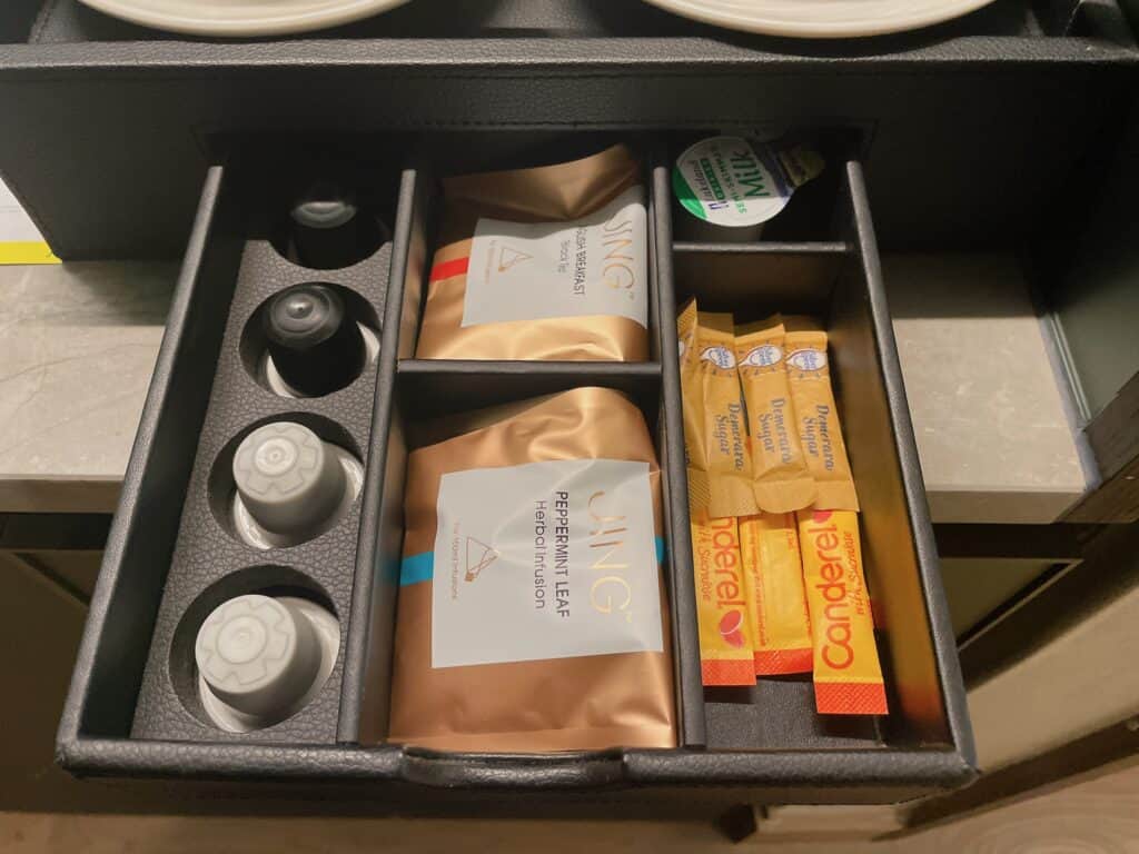 無料のティーバッグ