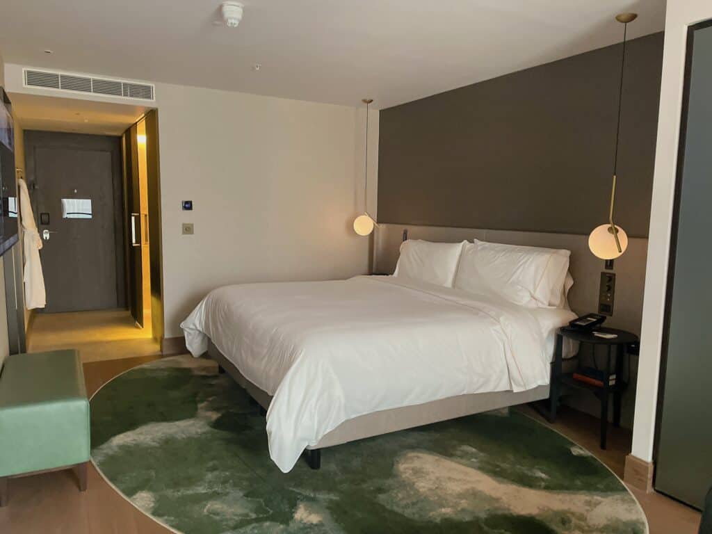 セントポール デュプレックス スイートルームのベッドルーム