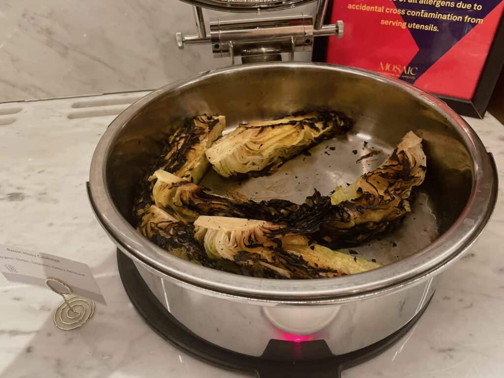 焦げたキャベツ