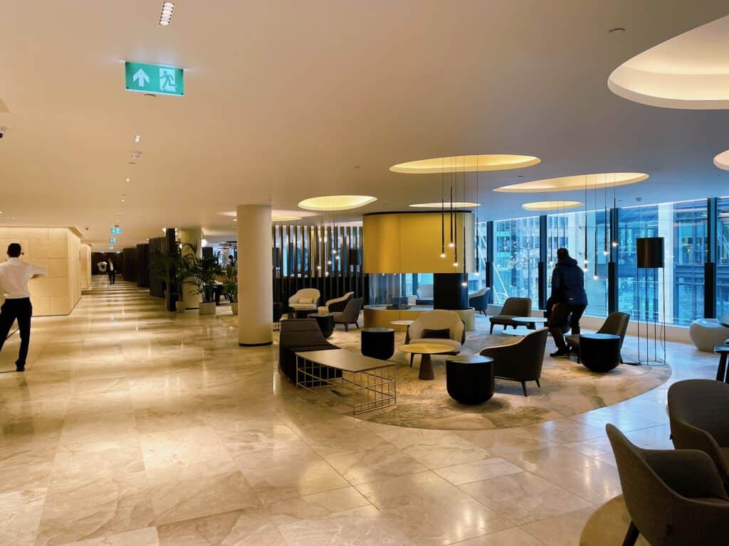 ウェスティンロンドンシティのレセプション