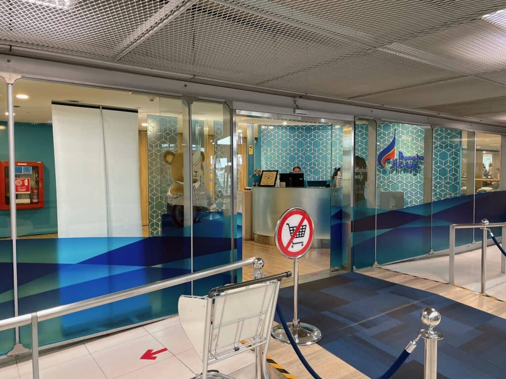 バンコクエアウェイズの入り口