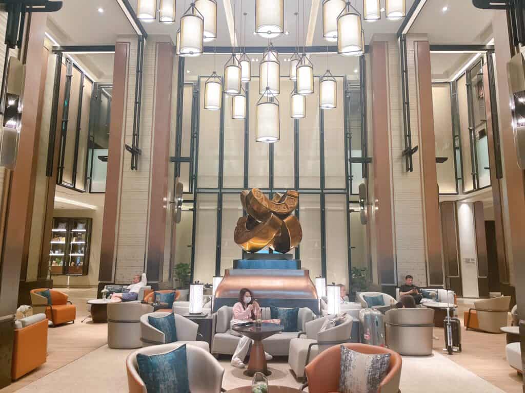 チェンマイマリオットホテルのエントランス