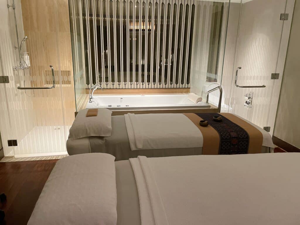 スパの施術エリア