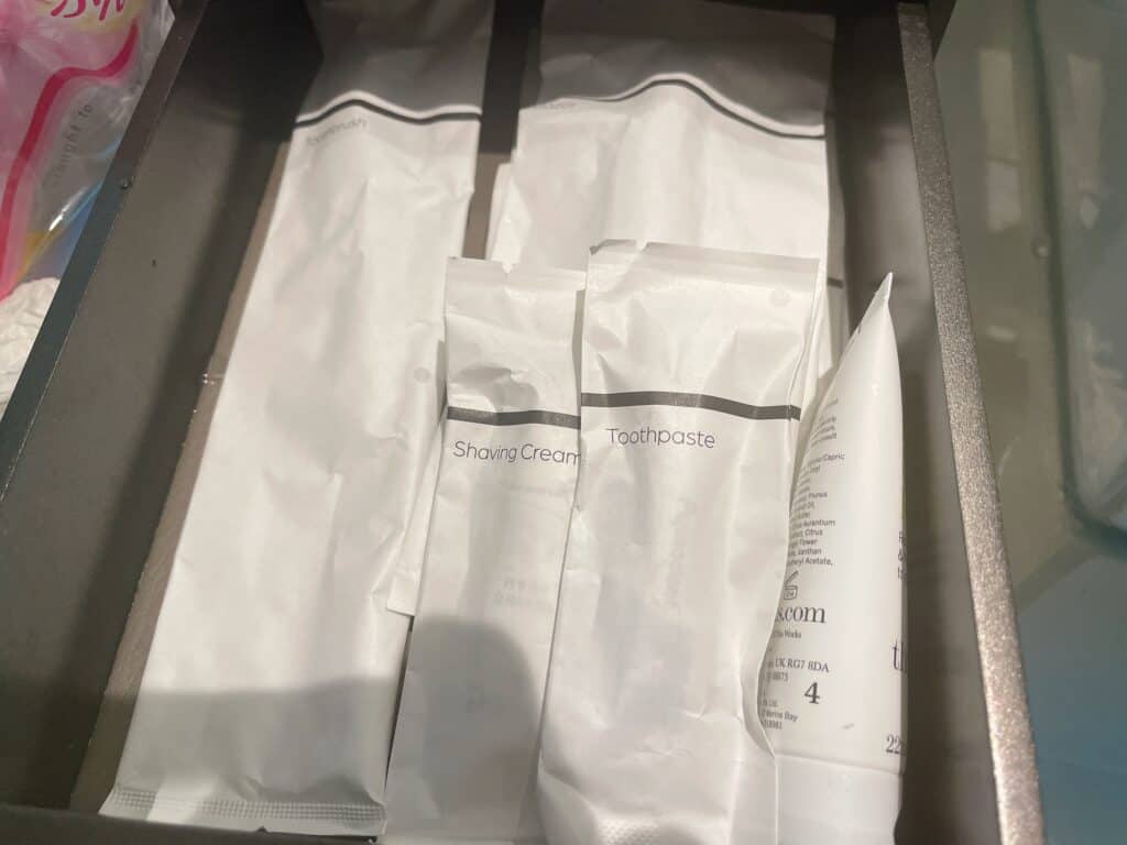 基礎アメニティセット