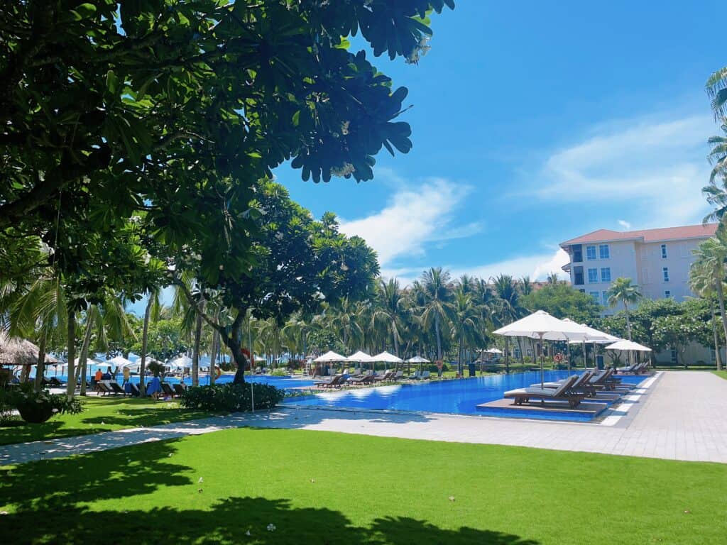 プールエリア全体の様子