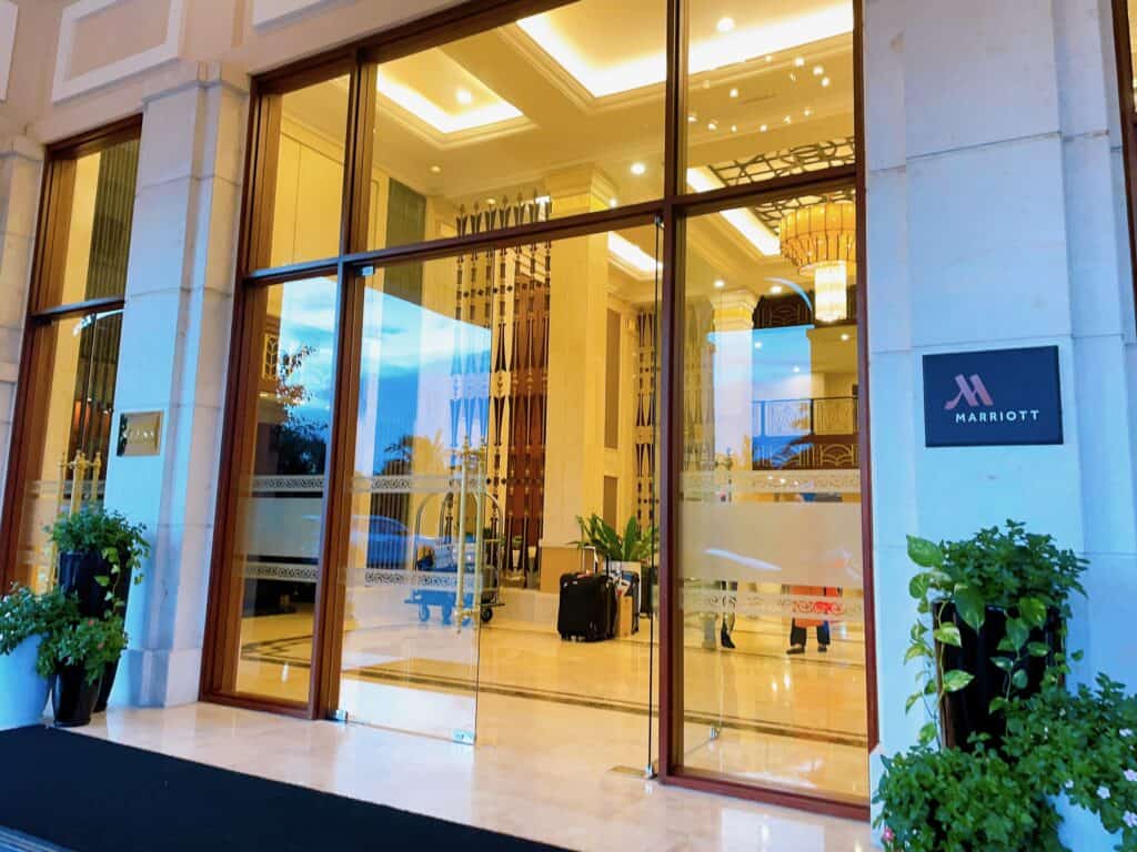 ダナンマリオットリゾート＆スパの入り口