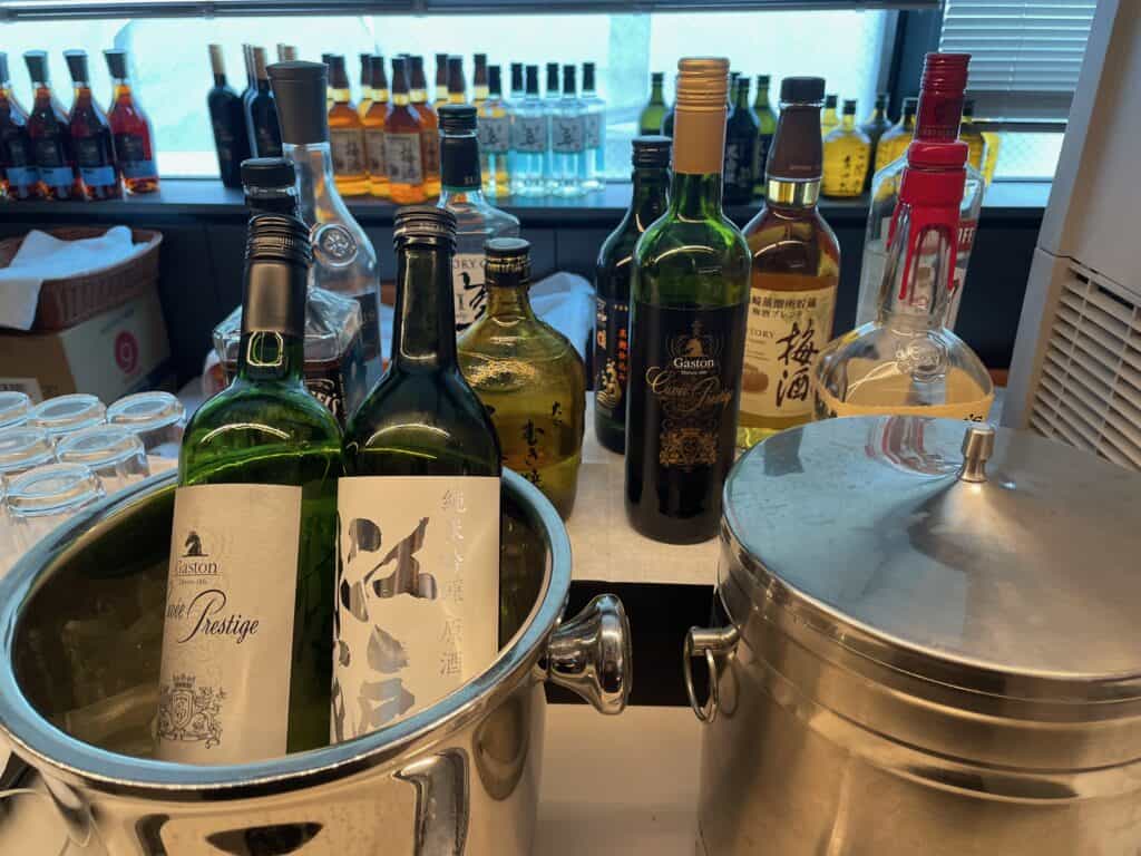 アルコールコーナー