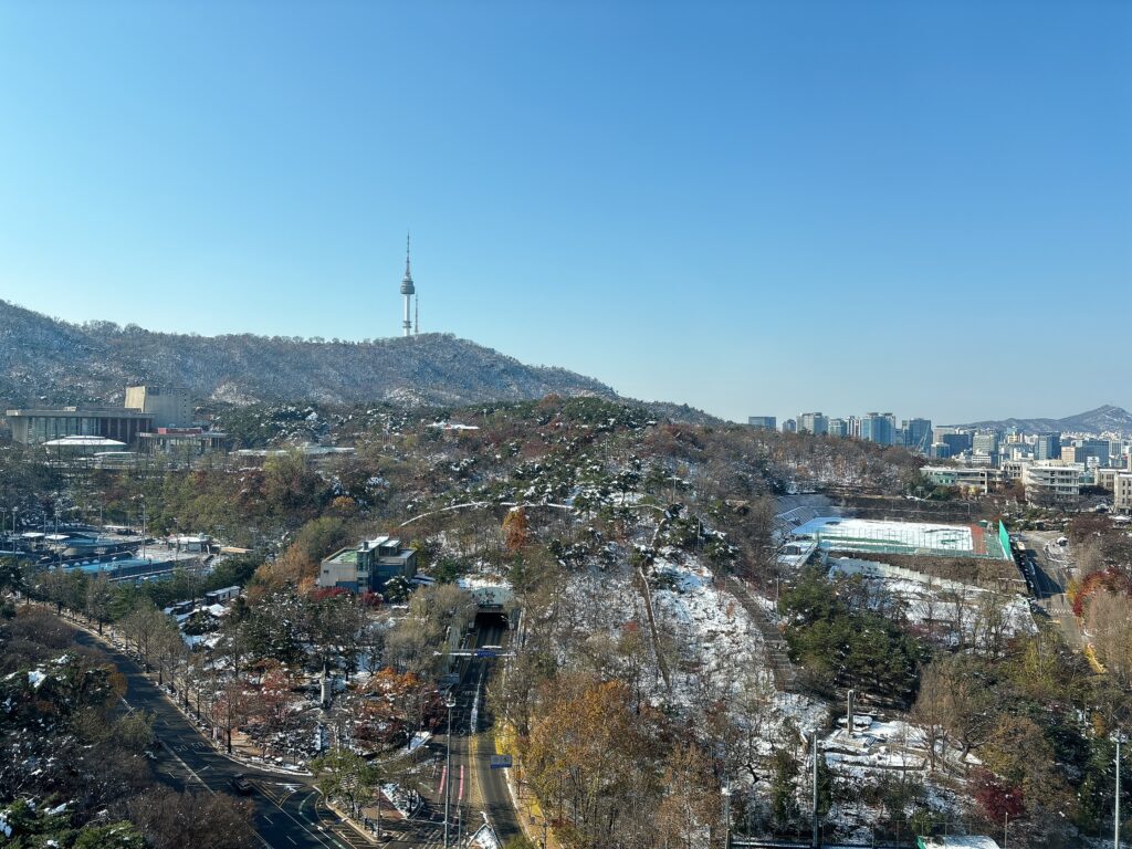 ソウル新羅ホテルからの景色