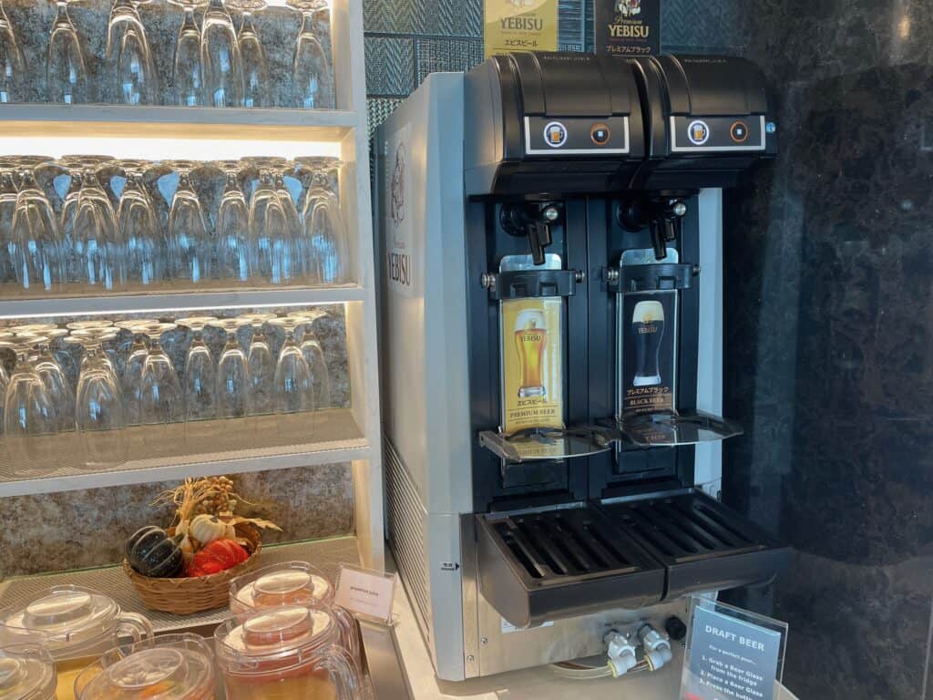 エビスビールの生ビールサーバー