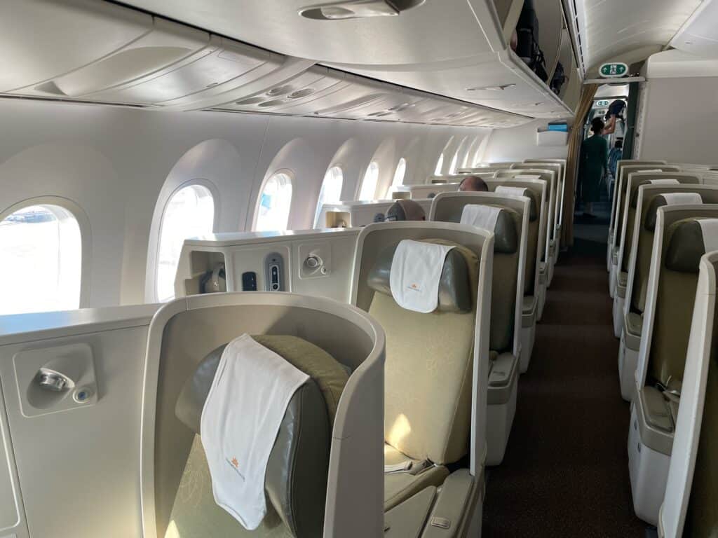 ベトナム航空ビジネスクラスシート