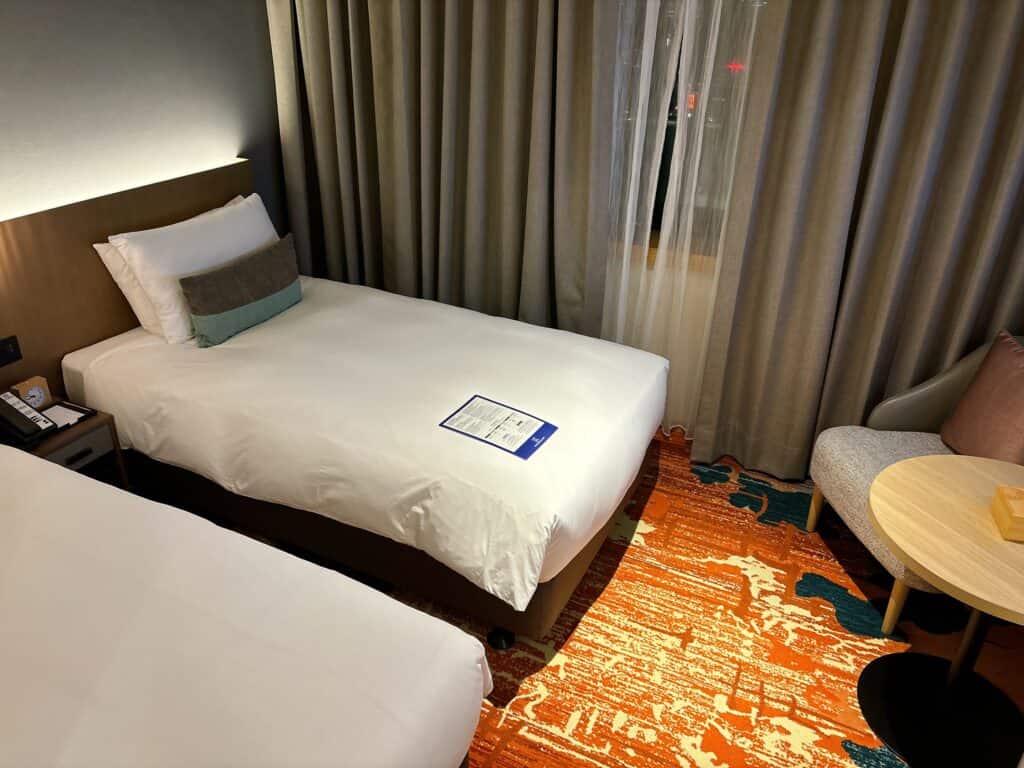 ソラリア西鉄ホテル台北西門のベッドルーム