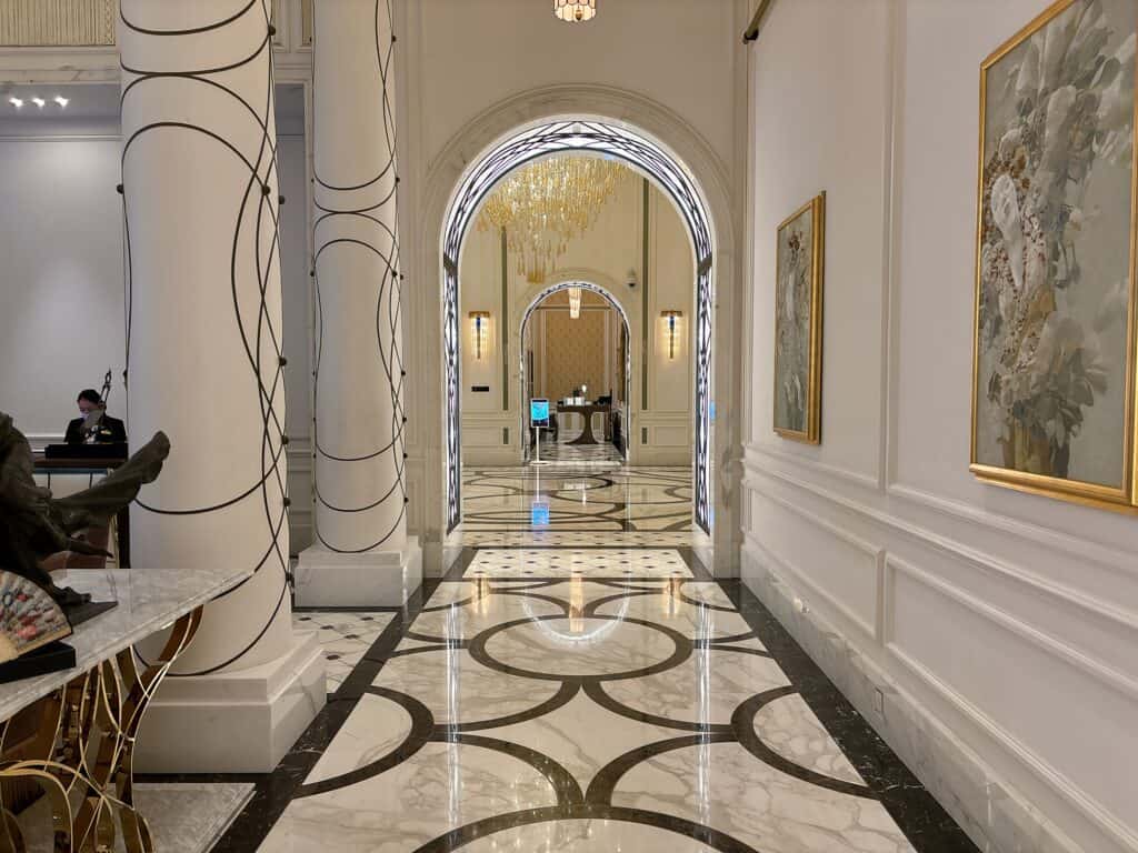 マンダリンオリエンタル台北のロビー