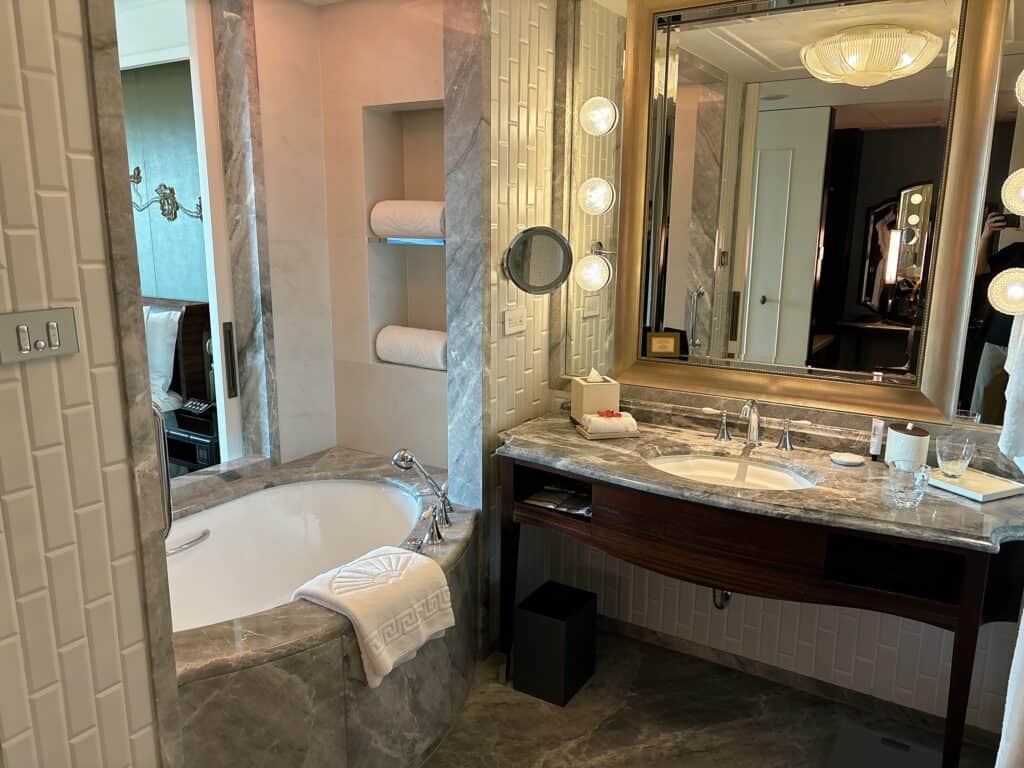 マンダリンオリエンタル台北のバスルーム