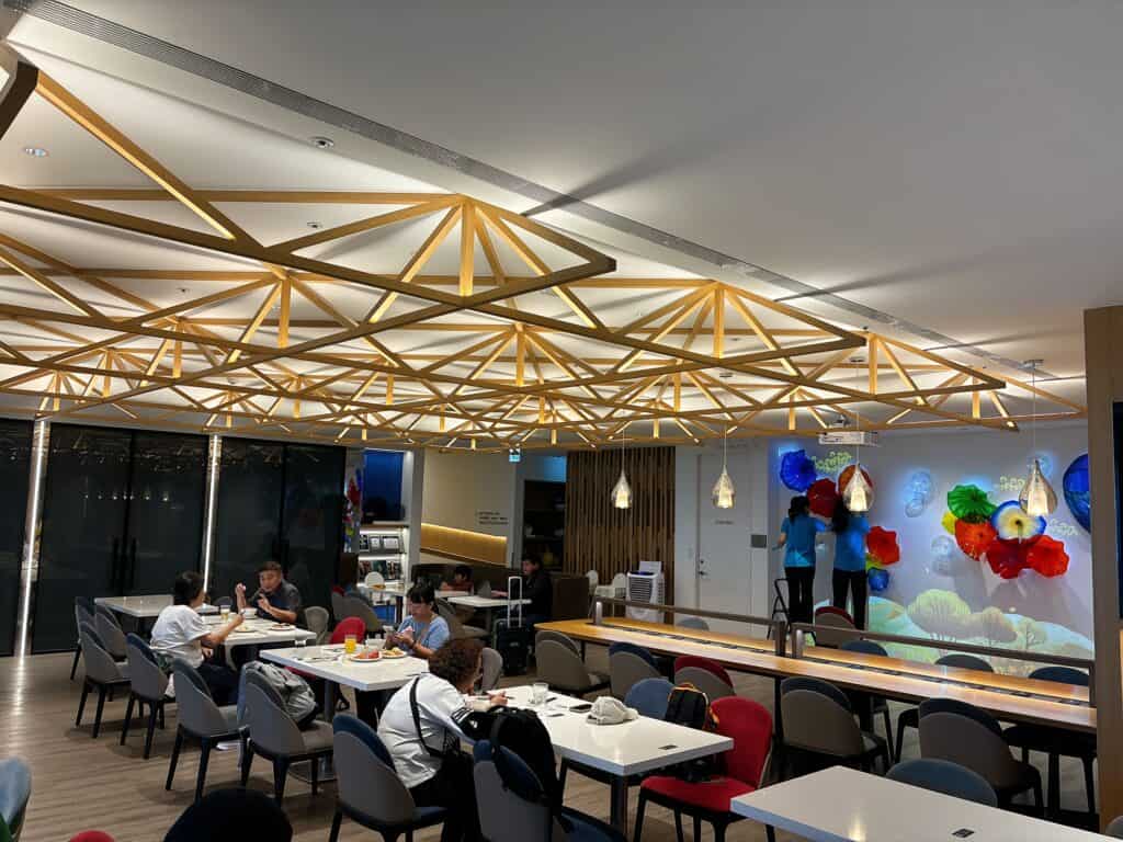 Oriental Club Lounge内の様子