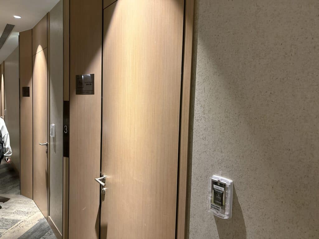 Plaza Premium Loungeの仮眠室