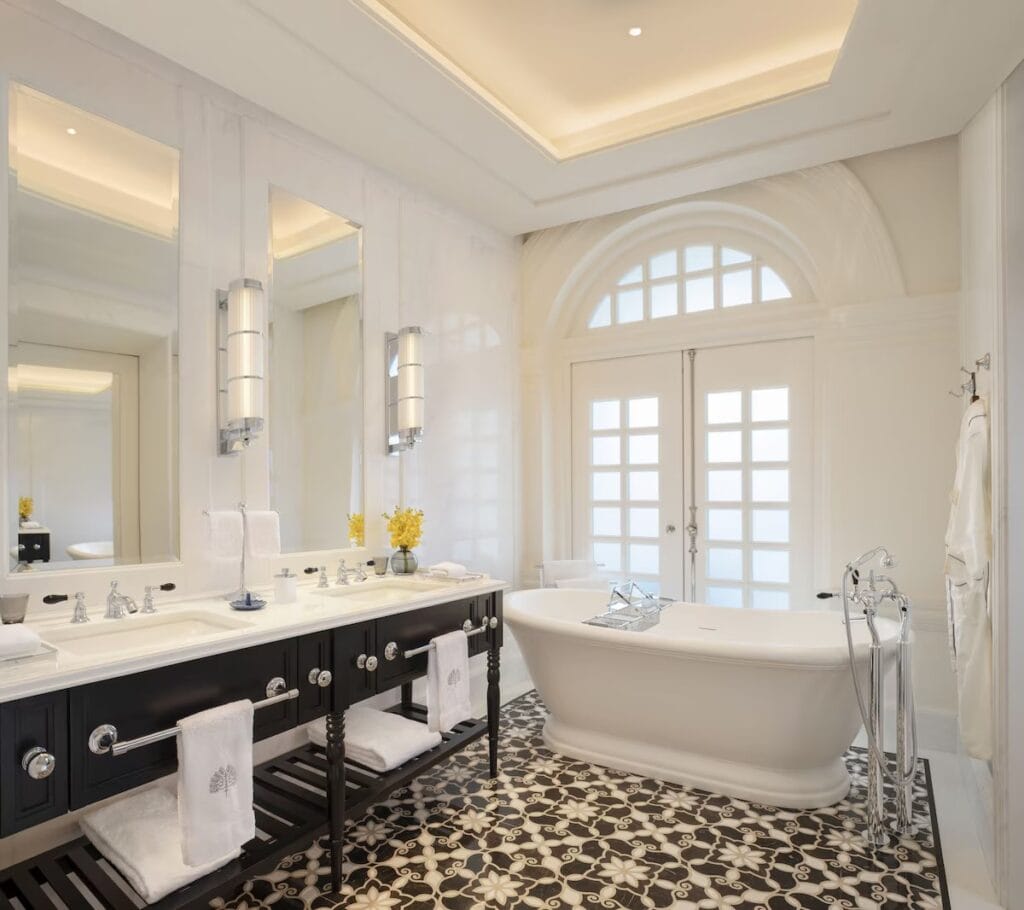 ラッフルズ・ホテルのバスルーム