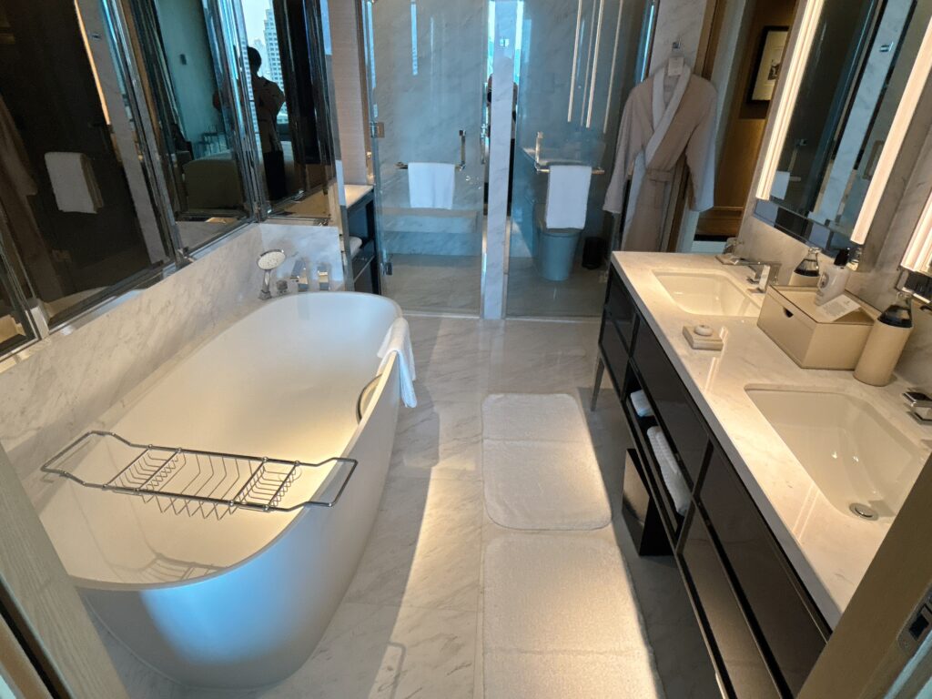 リッツカールトンバンコクのバスルーム