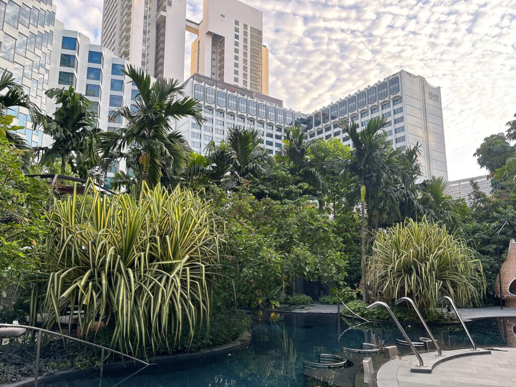 グランドハイアットシンガポールの外観