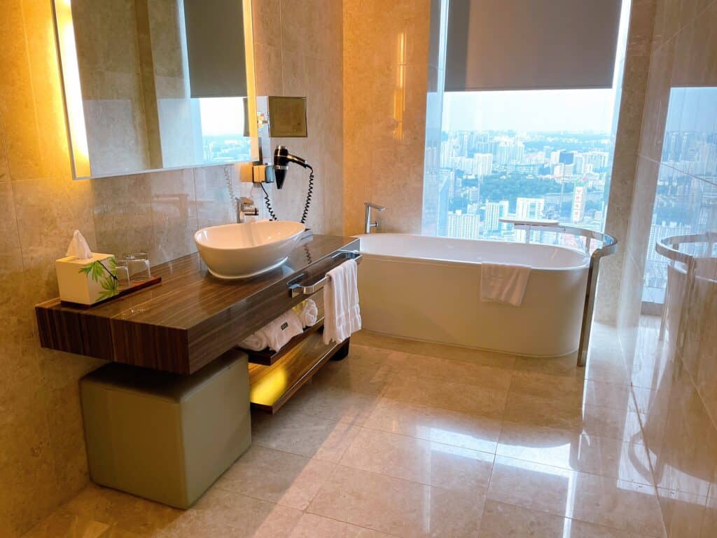 ウェスティンシンガポールのバスルーム