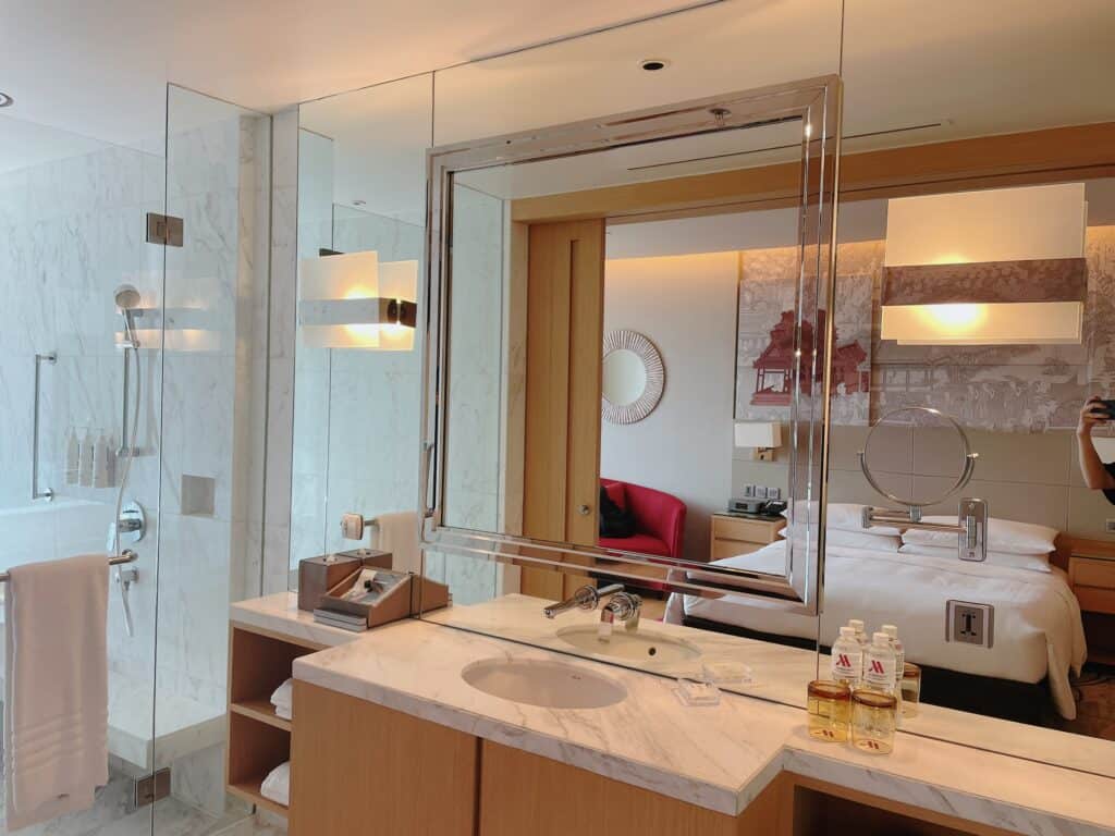 バンコクマリオットスクンビットのシンク周り