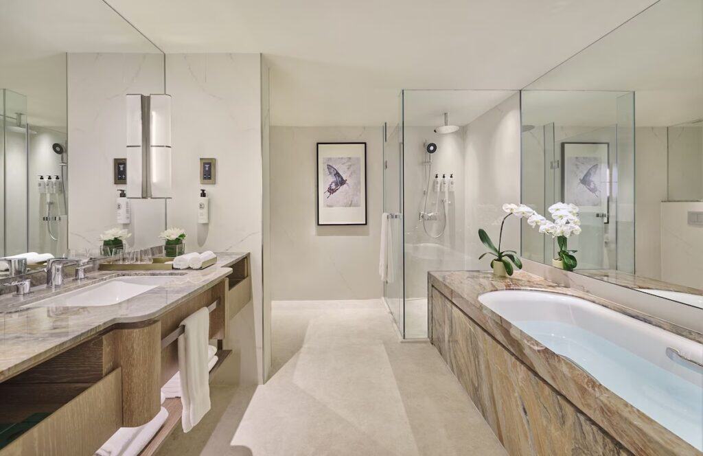 マンダリンオリエンタルシンガポールのバスルーム