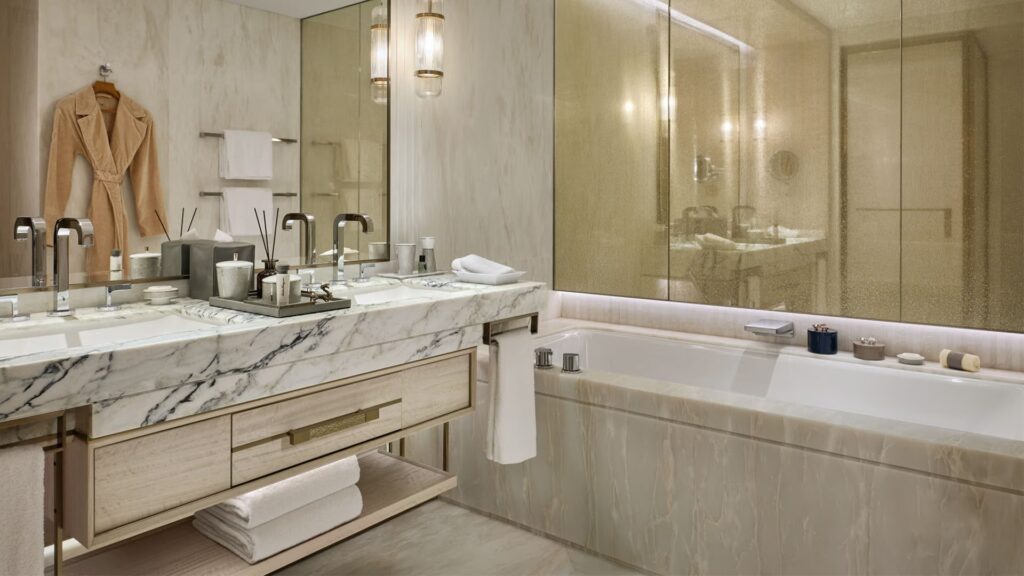 マリーナベイサンズのバスルーム