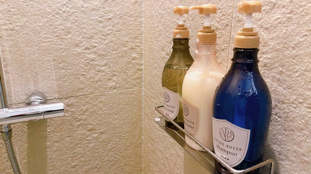 ポーラ製のバスアメニティ