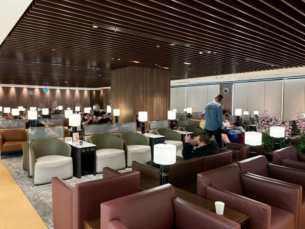 チャンギ国際空港のシルバークリスラウンジ