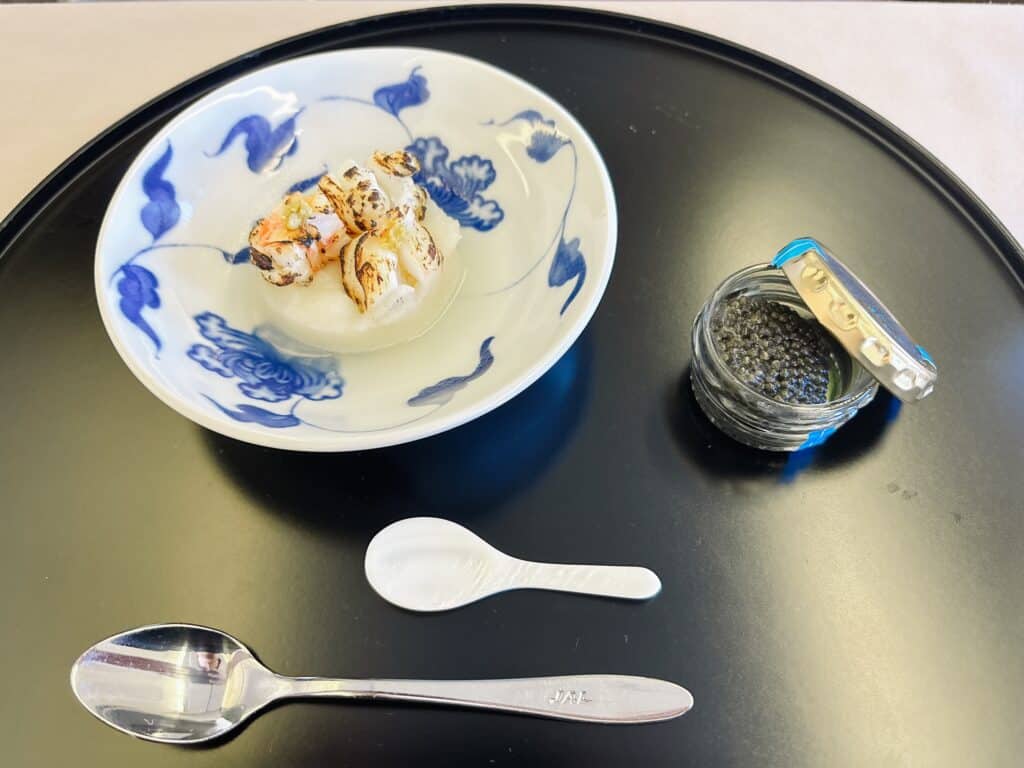 伊勢海老とキャビア